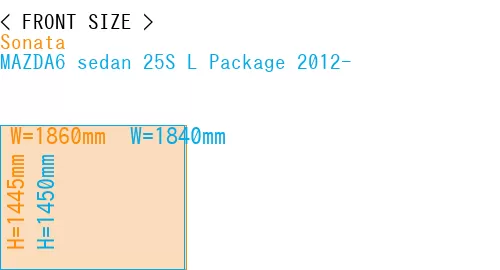 #Sonata + MAZDA6 sedan 25S 
L Package 2012-